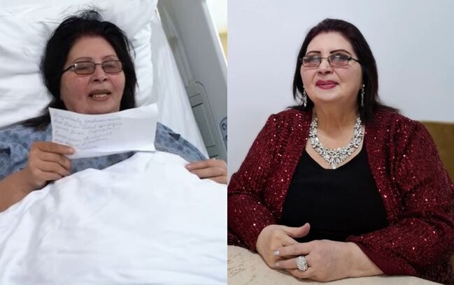 Şahnaz Haşımova əməliyyatdan sonra ilk dəfə - Foto