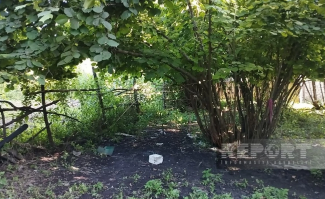 11 yaşlı qız yelləncəyin ipinə dolanaraq boğuldu: Hadisə yerindən GÖRÜNTÜLƏR