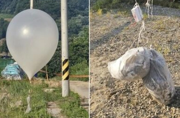 Şimali Koreyadan cənuba növbəti zibil şarları göndərildi