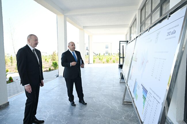 Prezident İlham Əliyev Ağdam rayonunun Kəngərli kəndinin birinci mərhələsinin açılışında iştirak edib