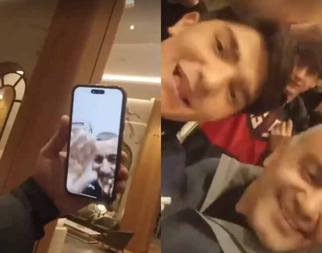 Şuşadan Qurban Qurbanova görüntülü zəng etdilər - Video