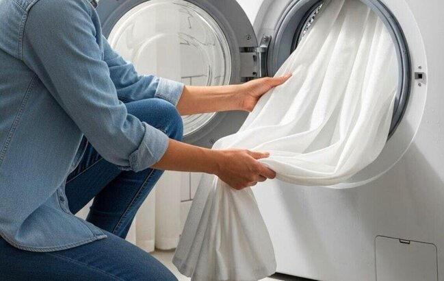 Pərdələri qar kimi ağardan təbii üsul: Cəmi bir məhsulla möhtəşəm nəticə