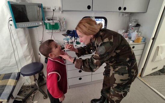 FHN-in Türkiyədəki mobil səhra hospitallarında 930 nəfərə tibbi xidmət göstərilib - VİDEO