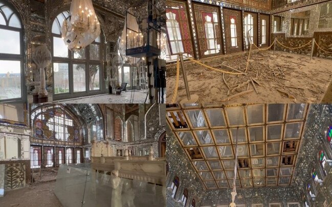 Səfəvilərin İranda tikdirdiyi "Gülüstan" sarayı dağıldı - Fotolar