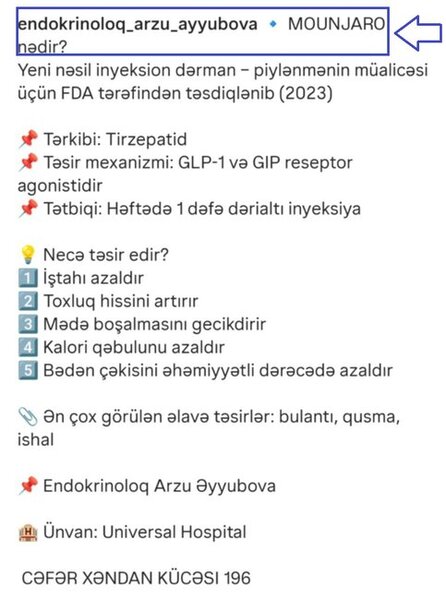 Universal Hospitalın həkimi Arzu Eyyubova dövlət qeydiyyatı olmayan "Mounjaro" preparatını pasiyentlərində necə istifadə edir? -Videofakt
