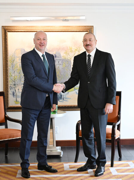 Prezident Nyu-Yorkda görüşlər keçirdi (FOTO)