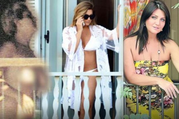 Sibel Canın ağıllardan çıxmayan balkon görüntüləri - FOTO