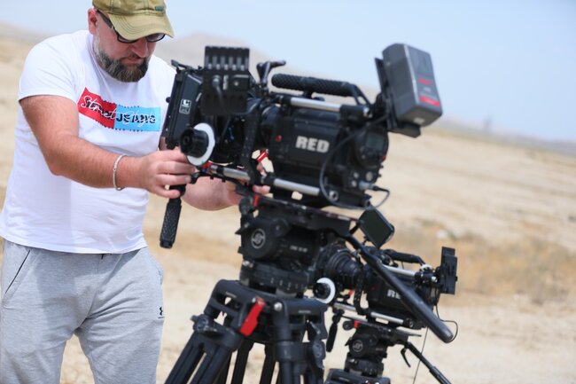 AzTV Mübariz İbrahimov haqqında FİLM ÇƏKİR - FOTO-VİDEO