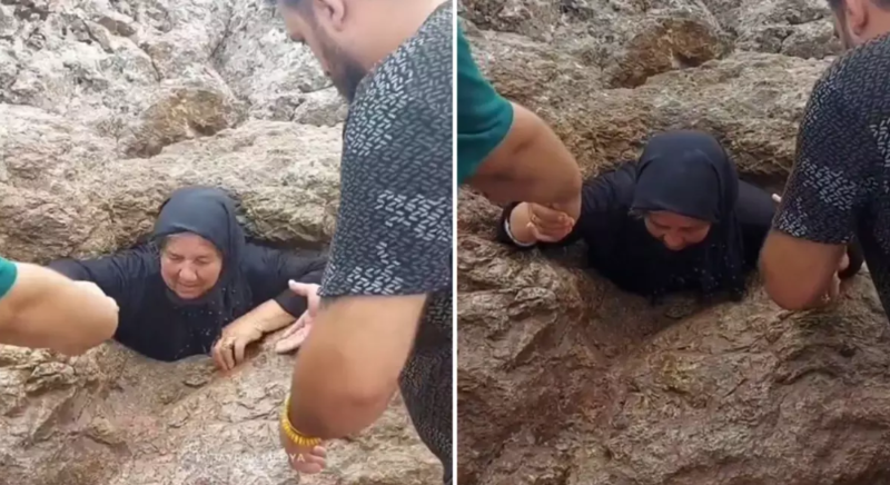 Hər il minlərlə insan bu dəlikdən keçmək üçün sıraya girir - Maraqlı dini inanc