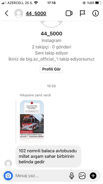 Əhali hansı avtobuslardan şikayətçidir? - SORĞU