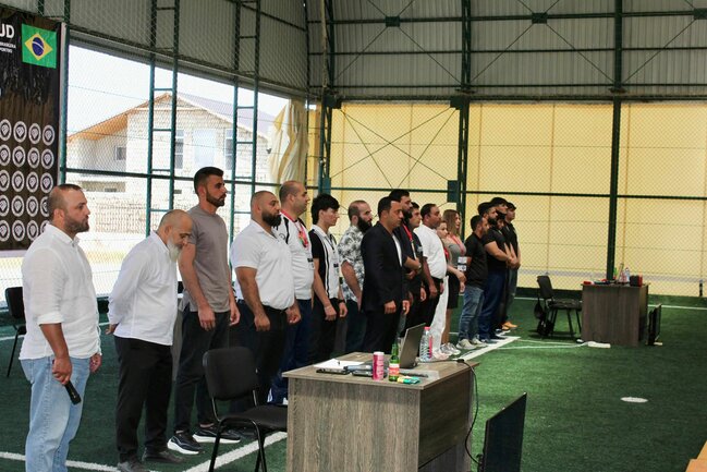 Azərbaycan Braziliya Ciu citsu İctimai Birliyinin təşkilatçılığı ilə Azərbaycan Silahlı Qüvvələri Gününə həsr olunmuş turnir keçirilib