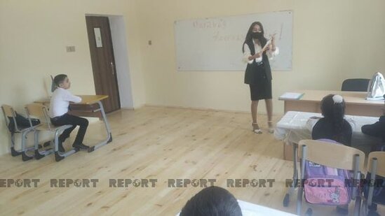 İki dəfə raket hücumuna məruz qalan məktəbdə ilk zəng çalındı - FOTO