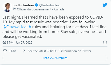 Baş nazir özünü təcrid etdi - FOTO