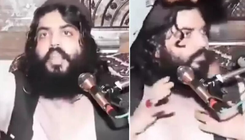 Dərs zamanı əsəblərinə hakim ola bilməyən din xadimindən qalmaqallı hərəkət - VİDEO