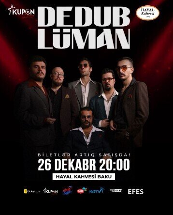 Kupon Booking "Dedublüman"ı Bakıya gətirir: Rok sevərlərə unudulmaz gecə!