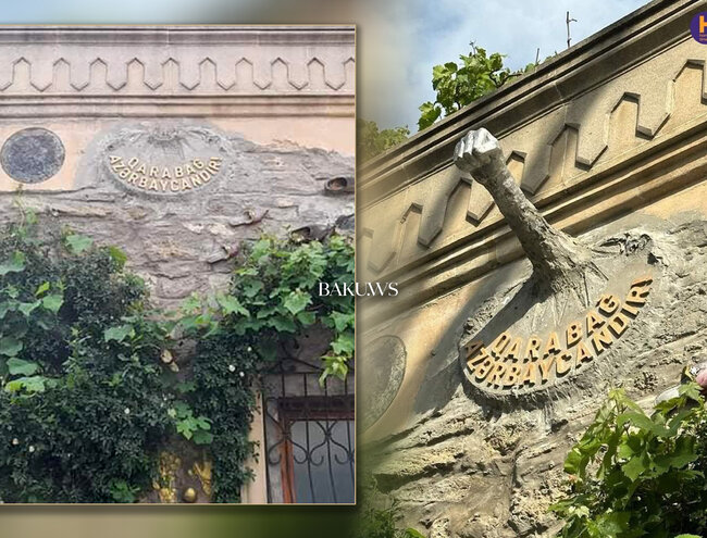 Tənqidlərə səbəb olan "Dəmir yumruq" abidəsi SÖKÜLDÜ - FOTO