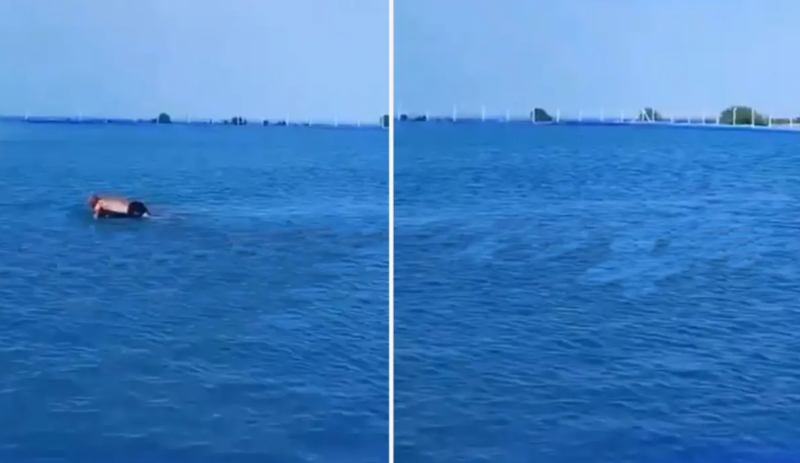 Bir kəndli həyətinə elə bir hovuz tikib ki, görənlər dəniz zənn edir - VİDEO