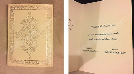 Ərdoğanın toy dəvətnaməsi satışa çıxarıldı – FOTO