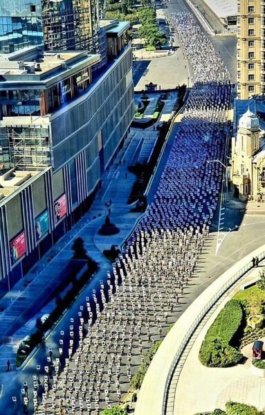 Bakıda şəhidlərimizin portretlərilə keçirilən "Anım" yürüşündən FOTO