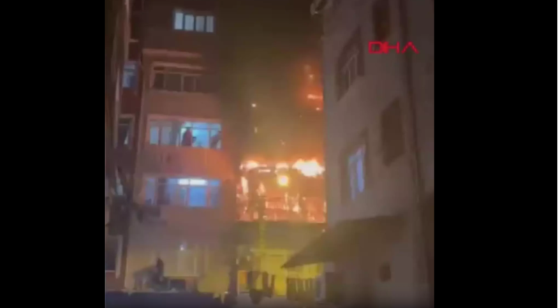 Elçiliyə gələn ailənin atəşfəşanlığı yanğına səbəb oldu: 8 nəfər dumandan zərər gördü - VİDEO