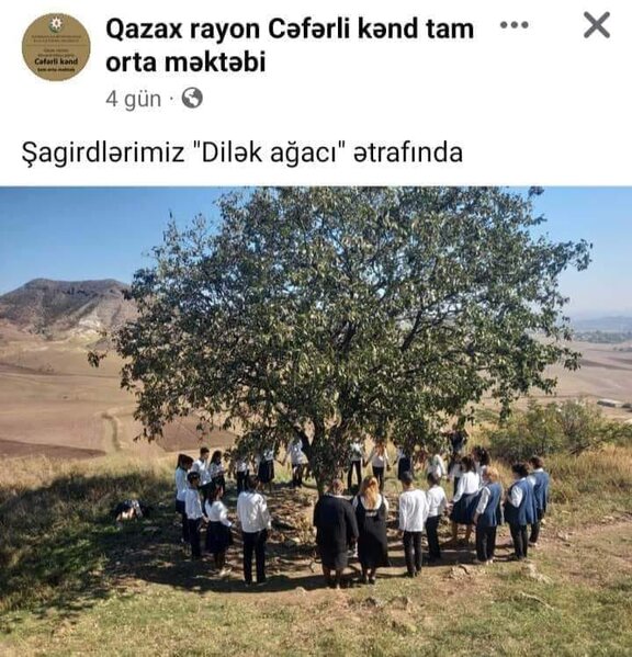 Şagirdlərin pirə aparılması ilə bağlı açıqlama - Foto