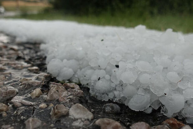 Gədəbəyə dolu düşüb