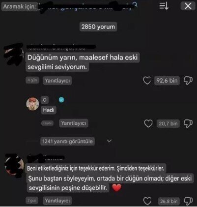 Bəyin sosial mediada yazdığı şərhi oxudu, toyu ləğv etdi - FOTO