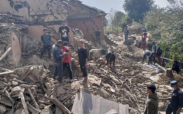 Nepalda zəlzələ nəticəsində ölənlərin sayı artıb