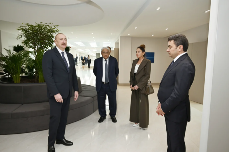 Prezident İlham Əliyev Milli Aviasiya Akademiyasında Beynəlxalq Təlim Mərkəzinin açılışında iştirak edib - FOTO