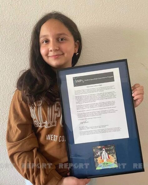 NASA azərbaycanlı şagirdi mükafatlandırıb - FOTO