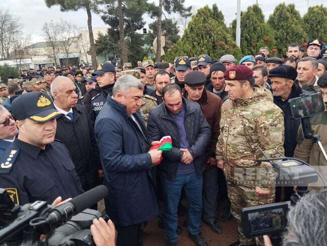 Təlimdə həlak olan hərbçimiz dəfn olundu - Fotolar