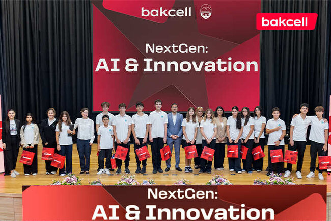 "Bakcell" Bilik Günü münasibətilə Müasir Təhsil Kompleksinin şagirdləri ilə görüşdü