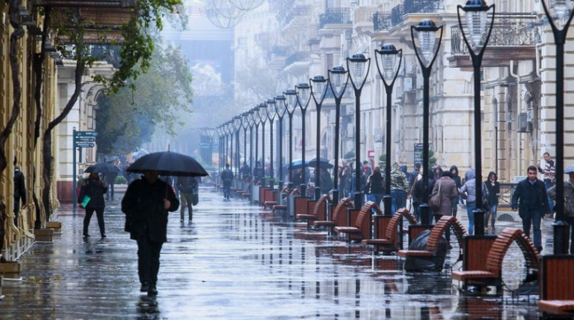 XƏBƏRDARLIQ! Sabah Bakıda yağış yağacaq, külək əsəcək...