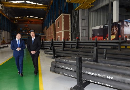 Bakıda Oksigen Zavodunun açılışı olub