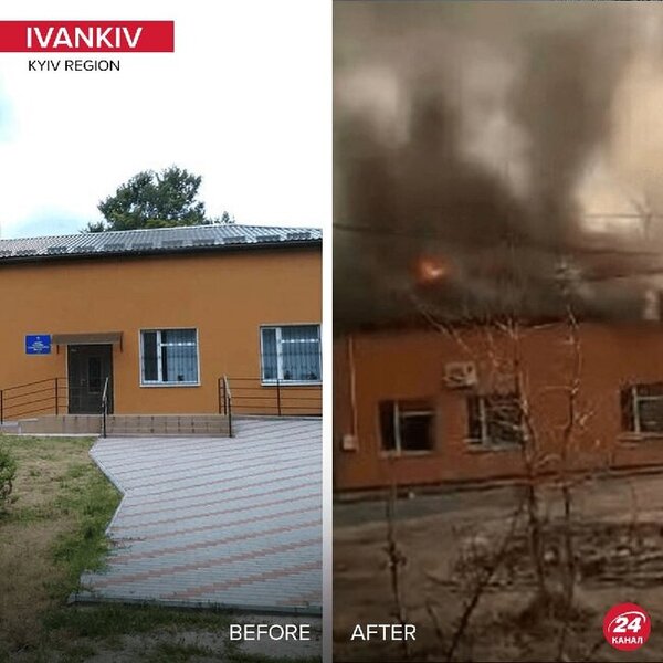 Ukrayna müharibədən ƏVVƏL və SONRA - FOTOLAR