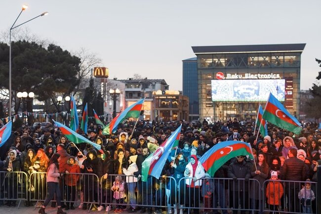 Nərimanov rayonunda Novruz coşqusu - FOTOLAR