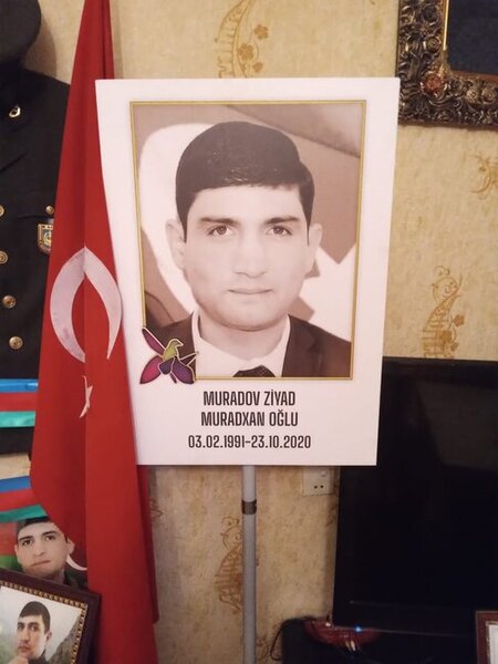 Bu gün şəhid Ziyad Muradov 31 yaşını qeyd edəcəkdi - FOTO