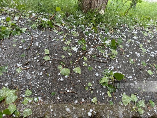 Şuşaya dolu yağır