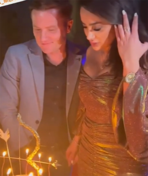 Eduard Məmmədov sevgilisinin ad günündə