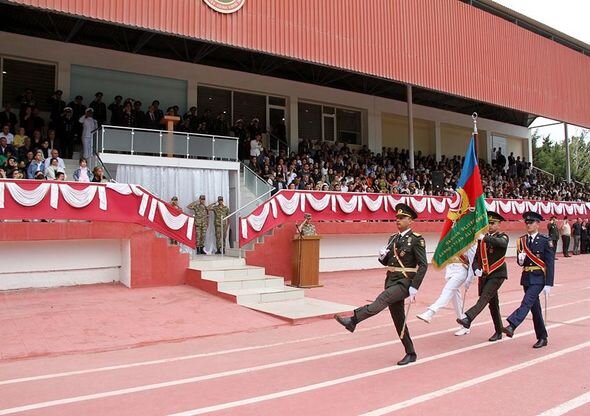 Hərbi təhsil müəssisələrində andiçmə mərasimləri keçirilib - FOTO