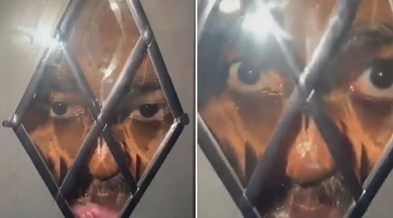 Gecə saatlarında qapısında gördüyü mənzərə şok etdi - VİDEO