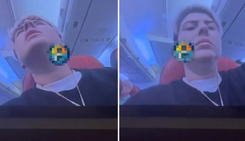 Təyyarədə qorxulu anlar! Kabinə heyyətinin anonsu hər kəsi təlaşlandırdı! - VİDEO