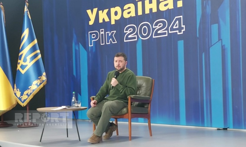 Zelenski: Azərbaycanın sülh formulunda iştirakından məmnun olardıq