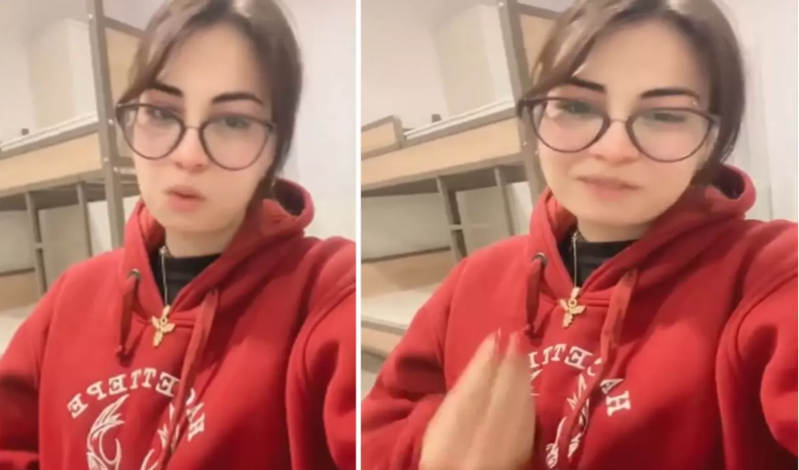 Tələbə yataqxanasının liftində qəza baş verib - VİDEO