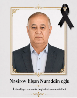 Universitet müəllimi vəfat edib