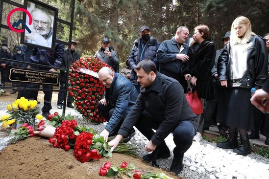 Emin Ağalarov İbrahimbəyovun dəfnində - FOTOLAR
