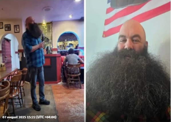 Dünyanın ən uzun saqqal sahibi dondurma və şorba yeyə bilmir