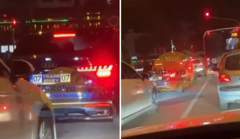 Maşınına asdığı nömrənin cəzası ağır oldu! - VİDEO