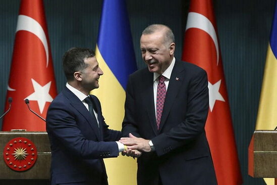 Ərdoğan Zelenski ilə Donetsk və Luqanskı müzakirə etdi - FOTO