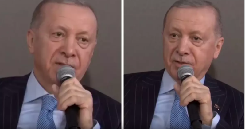 Türkiyə prezidenti Rəcəb Tayyib Ərdoğan gənclərin xahişi ilə tədbirdə şeir səsləndirib - VİDEO